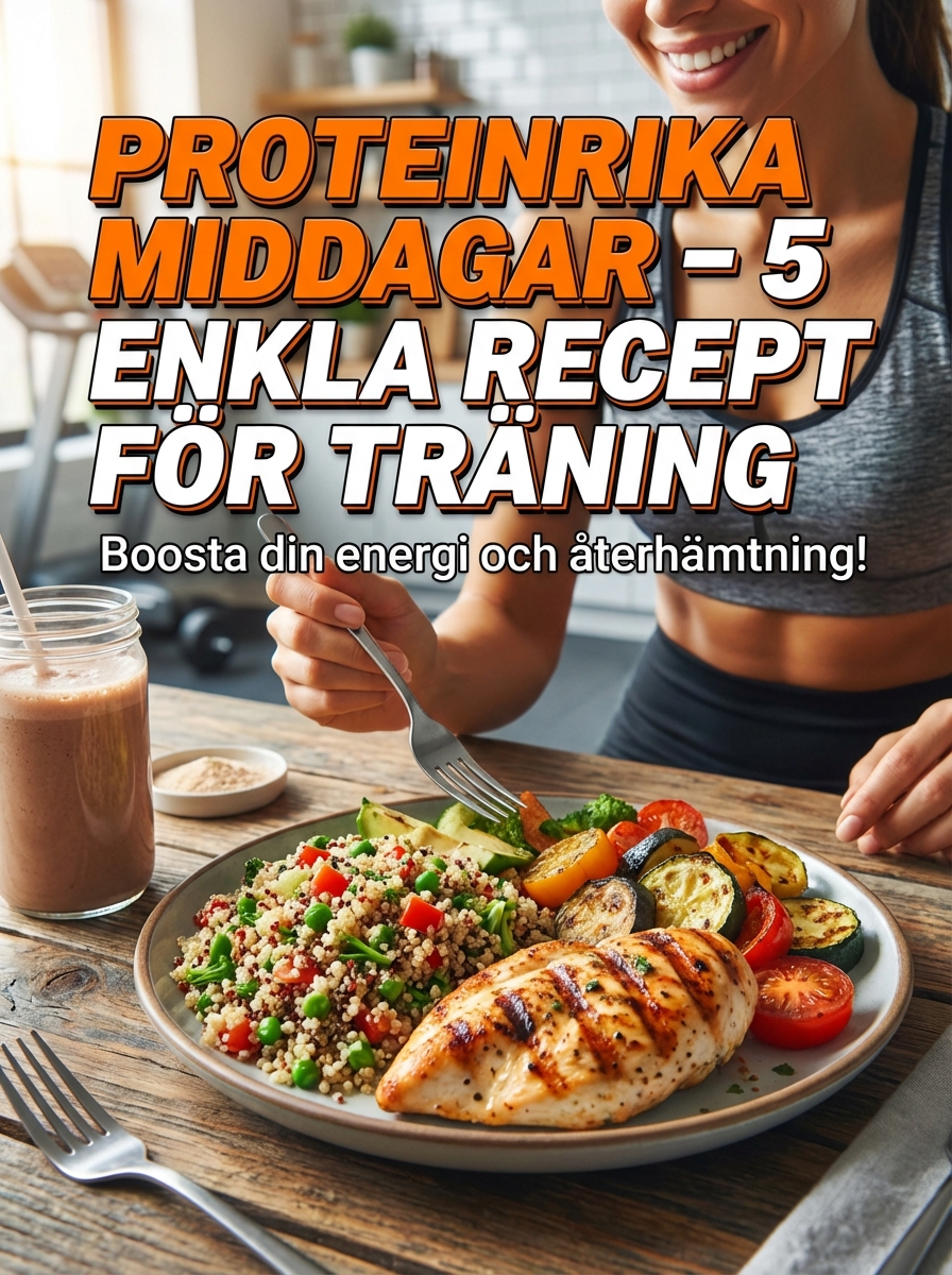 Proteinrika middagar: 5 enkla recept för träning – snabbt och mättande